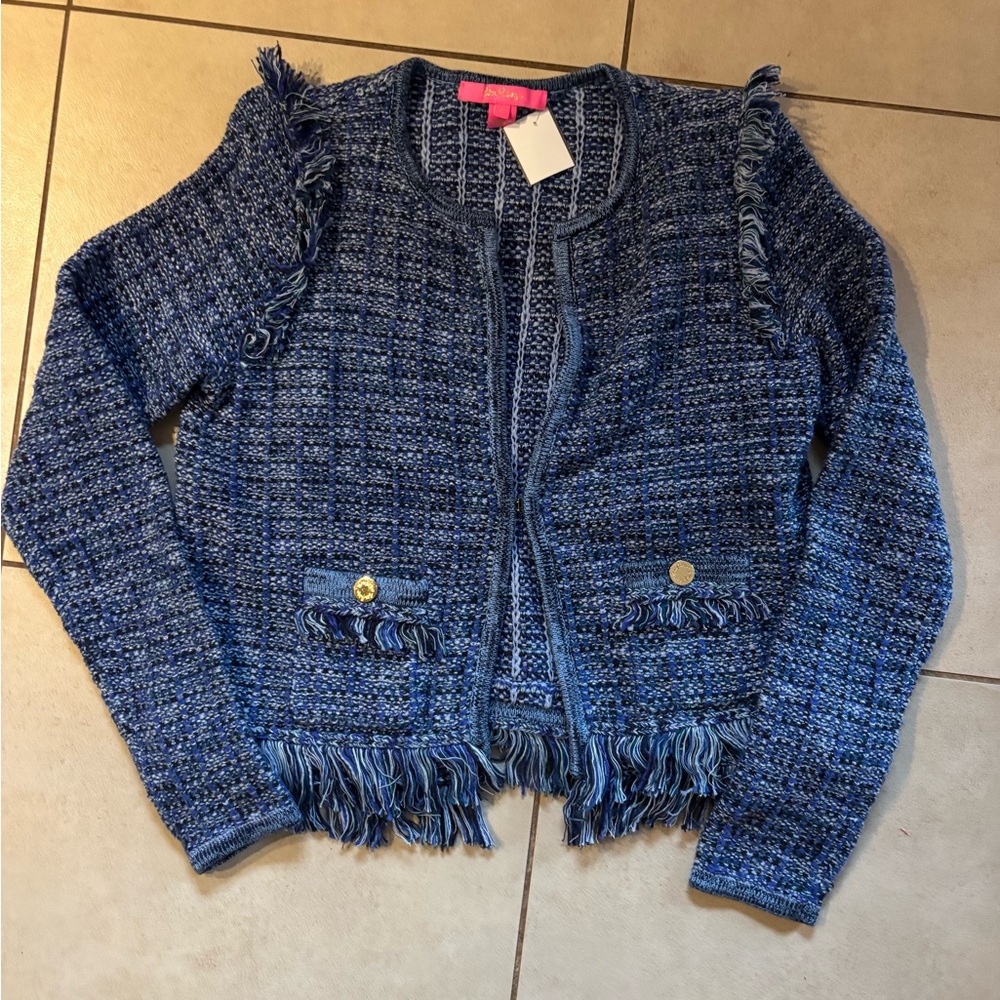 Lilly Pulitzer Blue Cardigan